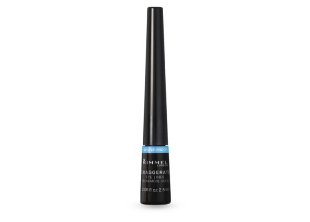 RIMMEL DELINEADOR LIQUIDO FIBRA EXAGGERATE WATERPROOF