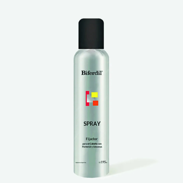 Biferdil Spray Fijador con Pantenol y Siliconas 195ml