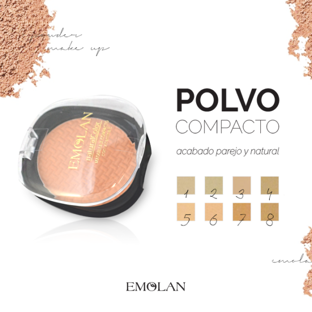 EMOLAN MAQUILLAJE COMPACTO