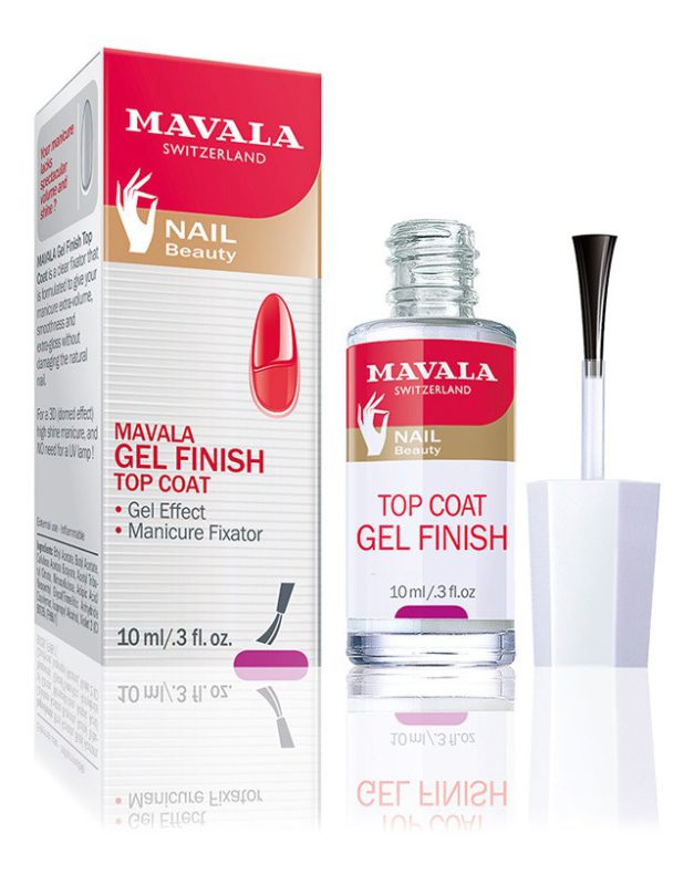 MAVALA GEL FINISH TOP COAT 10ml