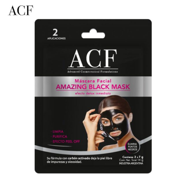 ACF MASCARA BLACK  PEEL OFF 2 APLICACIONES
