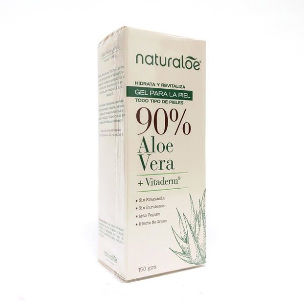 NATURALOE GEL 90% ALOE VERA HIDRATA Y REVITALIZA 150 gr.