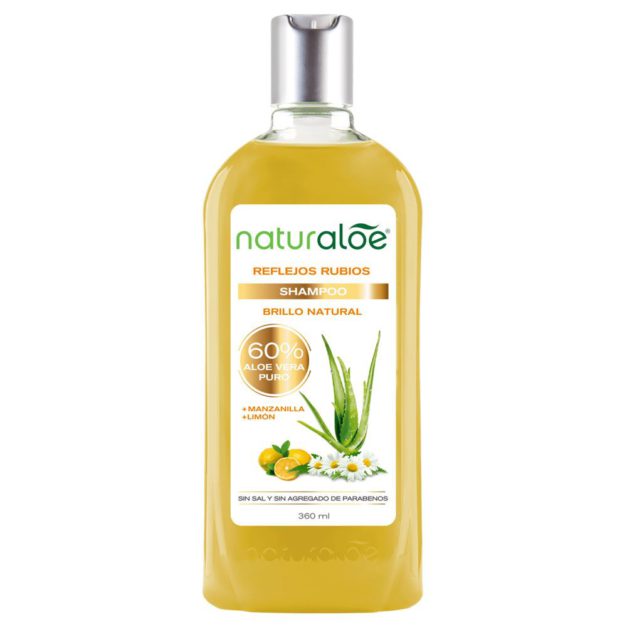 NATURALOE SHAMPOO REFLEJOS RUBIOS 360ml