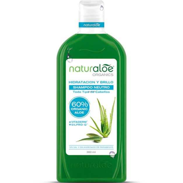 NATURALOE SHAMPOO NEUTRO HIDRATACIÓN Y BRILLO 360ml
