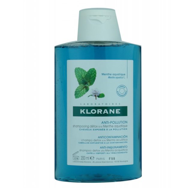 KLORANE SHAMPOO ANTICONTAMINACION MENTA ACUATICA 200ML