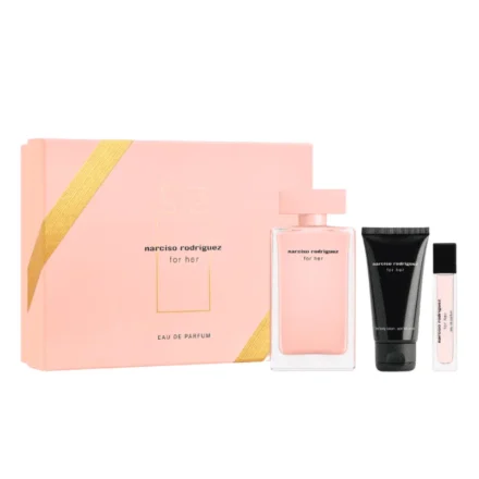 NARCISO RODRIGUEZ FOR HER E.D. PARFUM 100ML + 10ML + BODY LOTION