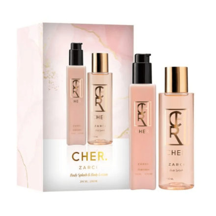 CHER. ZARCI BODY SPLASH 200ML + BODY LOTION 200ML