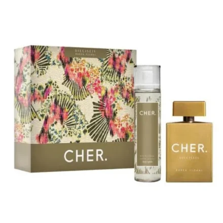 CHER. DIECISEIS E.D. PARFUM ÁUREA FLORAL 100ML + BODY SPLASH 100ML