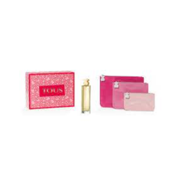 TOUS GOLD E.D. PARFUM 90ML + TRIO NECESER