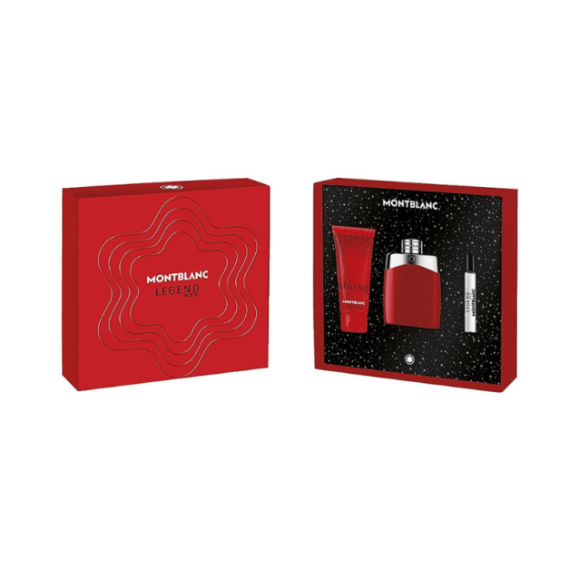 MONT BLANC LEGEND RED E.D. PARFUM 100ML + 7.5ML + SHOWER GEL