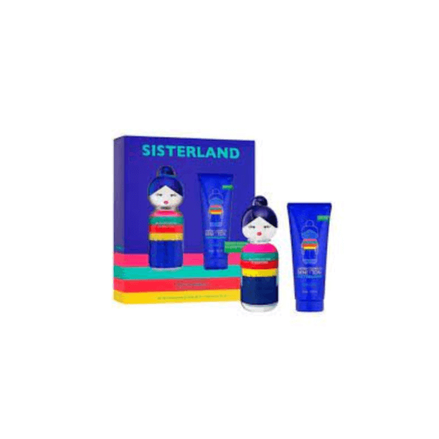 BENETTON SISTERLAND BLUE NEROLI 80ML + BODY LOTION