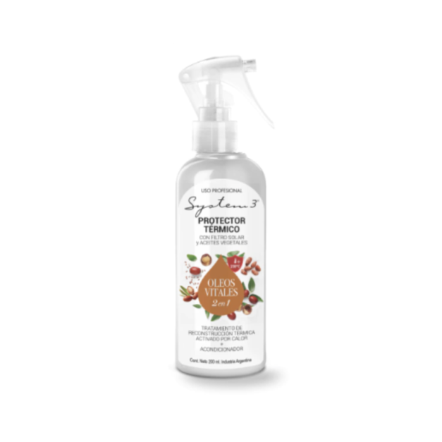 SYSTEM 3 PROTECTOR TÉRMICO CON FILTRO SOLAR Y ACEITES VEGETALES 200ML