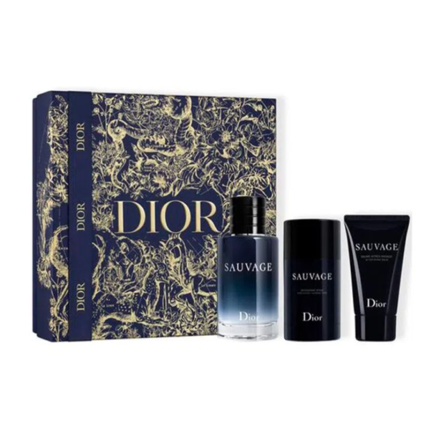 DIOR SAUVAGE 100ML VAP. + DEO STICK + AFTER SHAVE