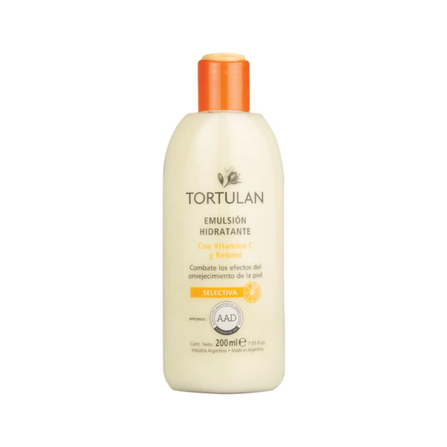 TORTULAN EMULSIÓN HIDRATANTE CON VITAMINA C Y RETINOL 200ML