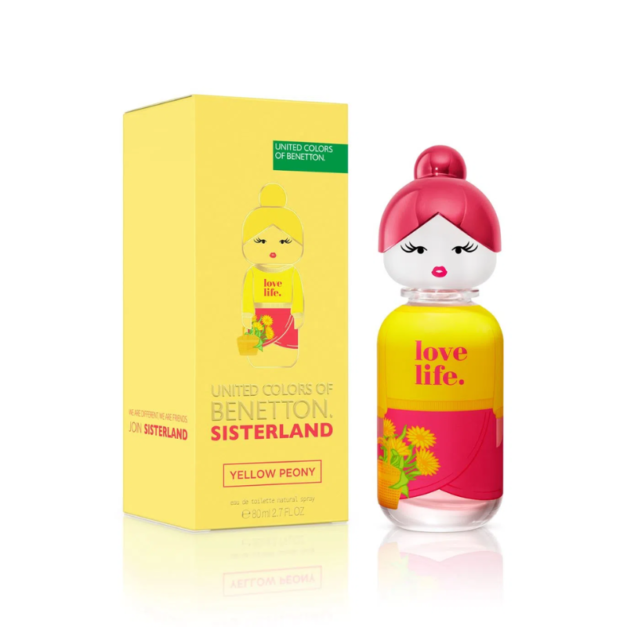 BENETTON SISTERLAND YELLOW PEONY 80ML VAP.