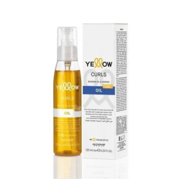 YELLOW CURLS OIL – ANTI FRIZZ PARA ONDAS Y RIZOS 120ML
