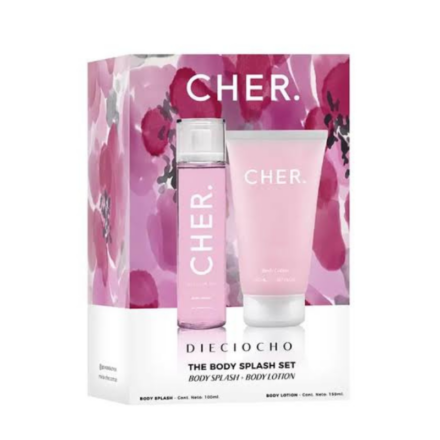 CHER. DIECIOCHO THE BODY SPLASH SET – BODY SPLASH 100ML + BODY LOTION