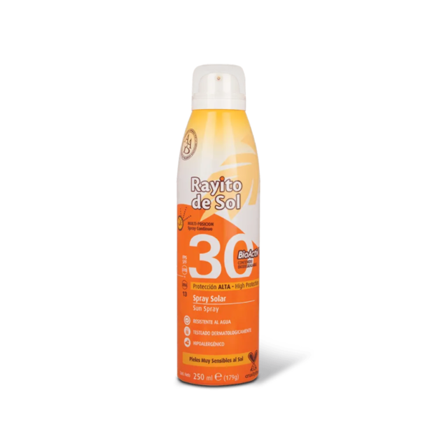 RAYITO DE SOL SPRAY CONTINUO FPS 30 – 250ML