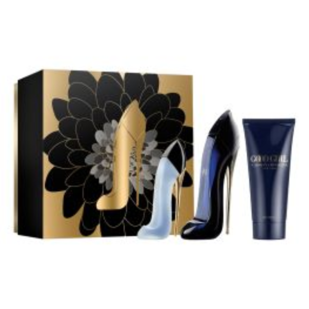 GOOD GIRL CAROLINA HERRERA E.D. PARFUM 80 ml + HAIR MIST + BODY LOTION