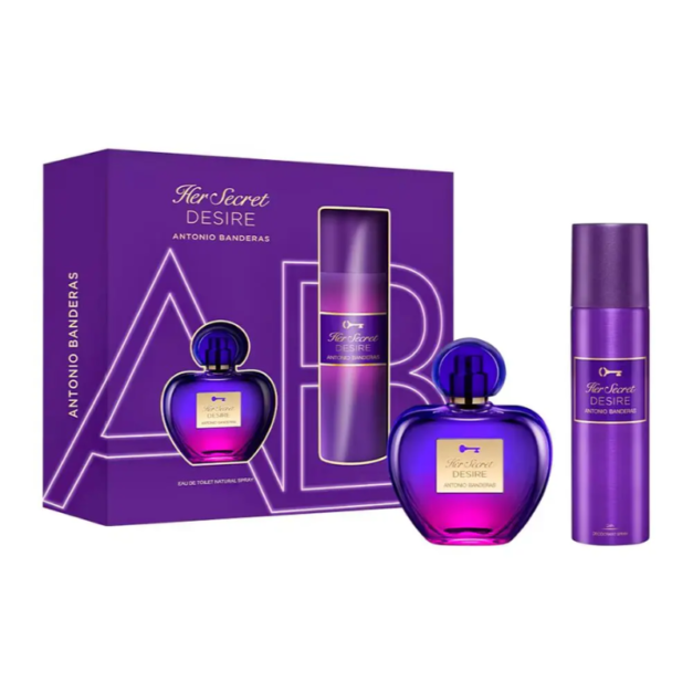 HER SECRET DESIRE ANTONIO BANDERAS 80ML + DEO