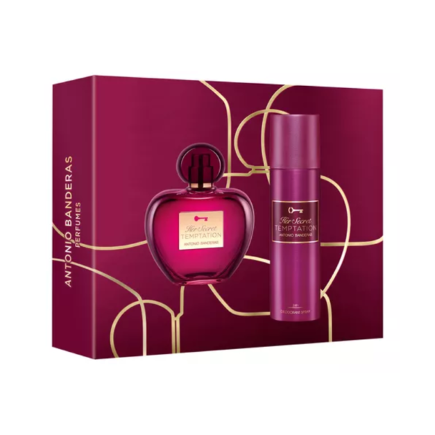 HER SECRET TEMPTATION ANTONIO BANDERAS 80ML + DEO