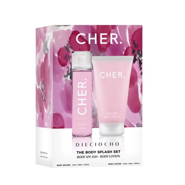 CHER. DIECIOCHO THE BODY SPLASH SET – BODY SPLASH 100ML + BODY LOTION