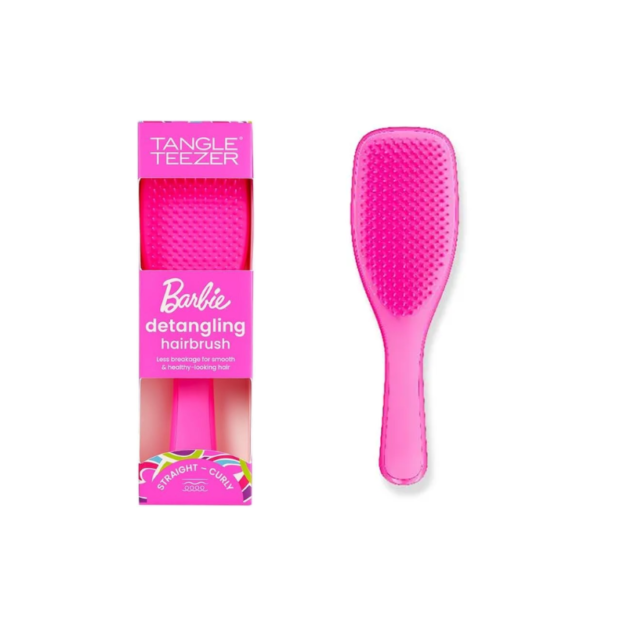 TANGLE TEEZER BARBIE DETANGLING HAIRBRUSH STRAIGHT – CURLY