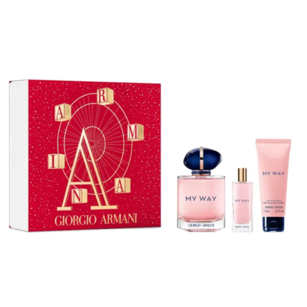 MY WAY ARMANI E.D. PARFUM 90ML + 15ML + BODY LOTION