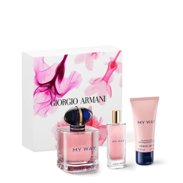 MY WAY ARMANI E.D. PARFUM 50ML + 15ML + BODY LOTION