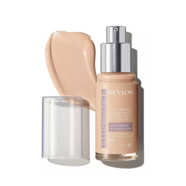 REVLON ILLUMINANCE BASE DE MAQUILLAJE + CUIDADO DE LA PIEL – 5% SQUALENE HYALURONIC ACID