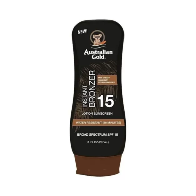 AUSTRALIAN GOLD SPF 15 LOTION W.BRONZER 200 ml.