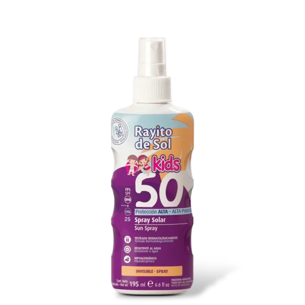 RAYITO DE SOL KIDS SPRAY SOLAR FPS50 195ML