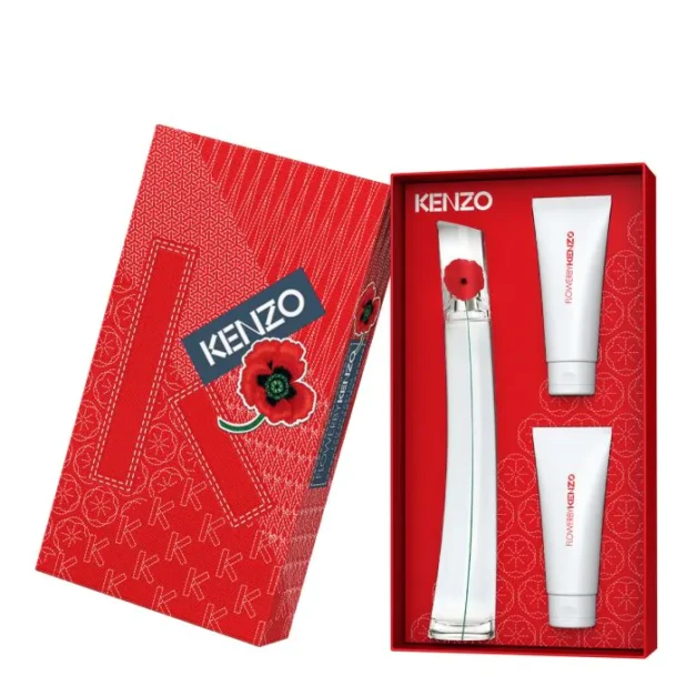 FLOWER BY KENZO E.D.Parfum 100ML + SHOWER CREAM + BODY LOTION