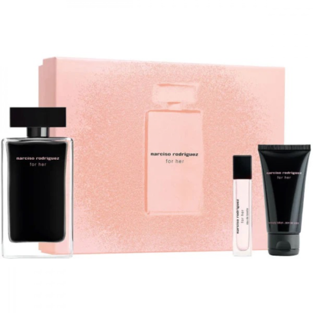 NARCISO RODRIGUEZ FOR HER 100ML + 10ML + BODY LOTION
