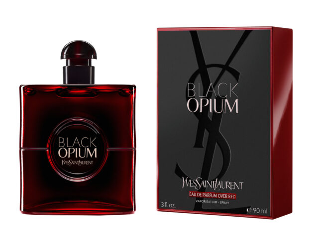 OPIUM BLACK YVES SAINT LAUREN E.D.Parfum OVER RED