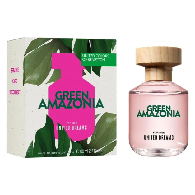 BENETTON GREEN AMAZONIA FOR HER UNITED DREAMS 80ML VAP.