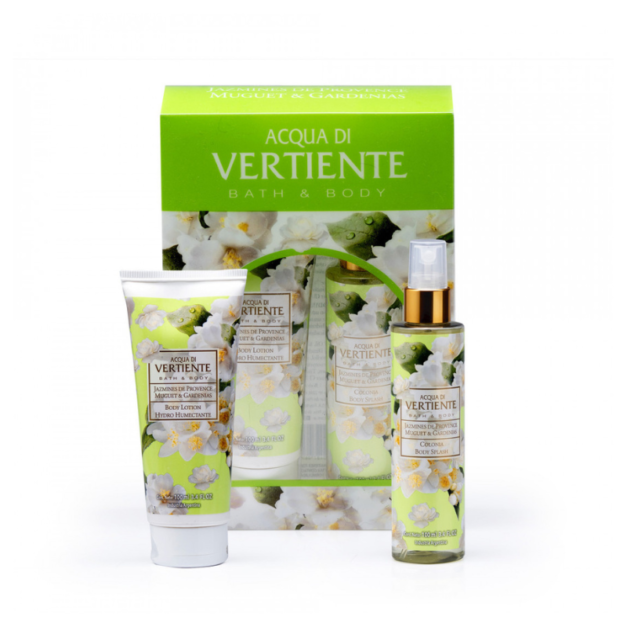 VERTIENTE JAZMINES PROVENCE BODY SPLASH 100ML + BODY LOTION 100ML