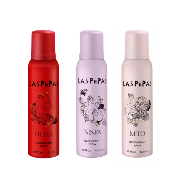 LAS PEPAS DESODORANTE 123ml. aerosol.