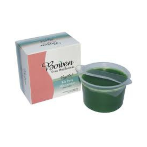 Bowen cera depilatoria vegetal kit microondas 170g