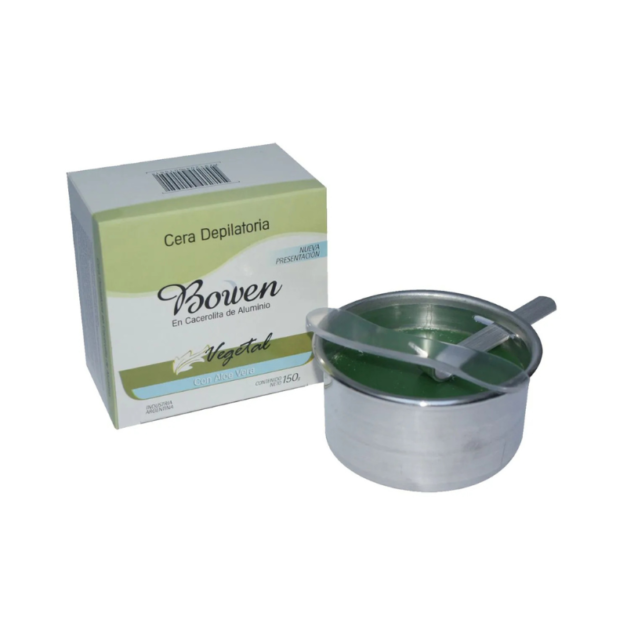 Bowen cera depilatoria vegetal kit cacerolita 150g
