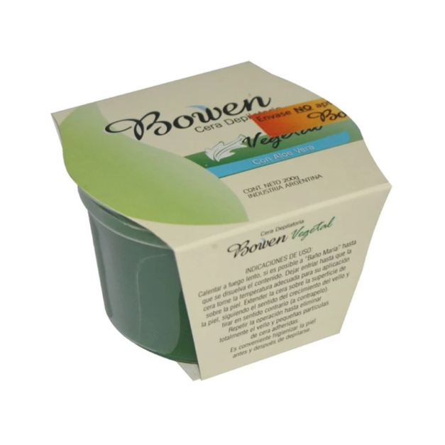 Bowen cera depilatoria vegetal kit pote 200g