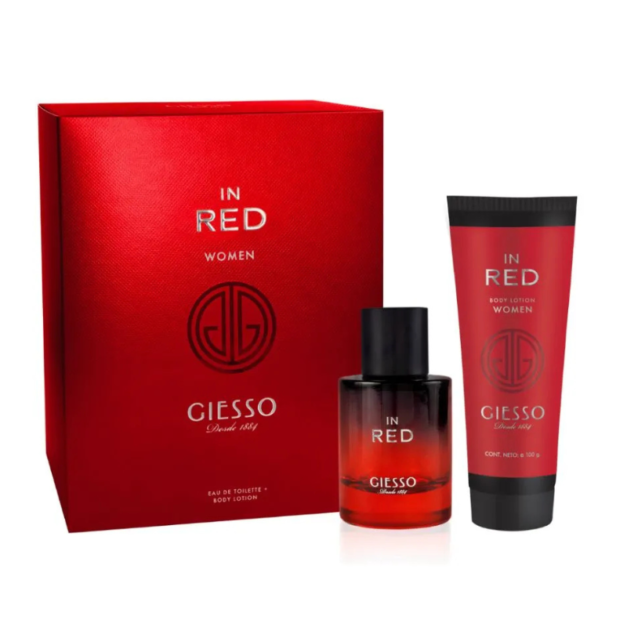 GIESSO IN RED WOMEN 50ML + BODY LOTION
