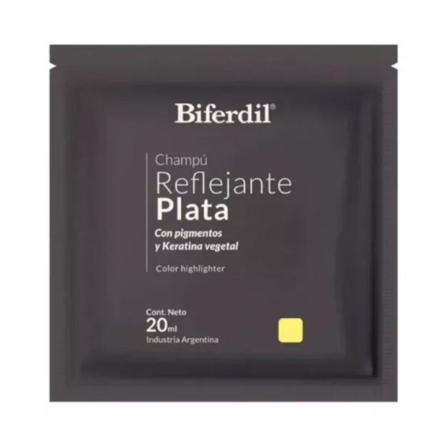 Biferdil Shampo Reflejante Plata en Sobre 20ml
