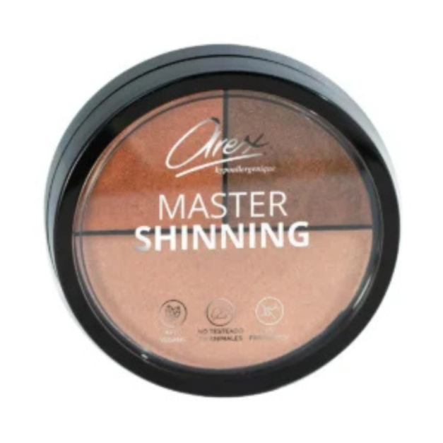 AREX hypoallergenique PALETA TRÍO MASTER SHINNING CREMOSO