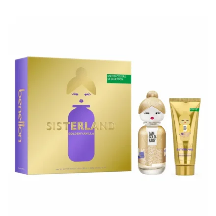 BENETTON SISTERLAND GOLDEN VAINILLA 80ML + BODY LOTION