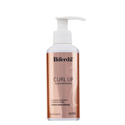 Biferdil curl up crema para peinar rulos definidos 155ml