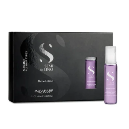 ALFAPARF AMPOLLA SEMI DI LINO SHINE LOTION SIN ENJUAGUE 13ML unidad