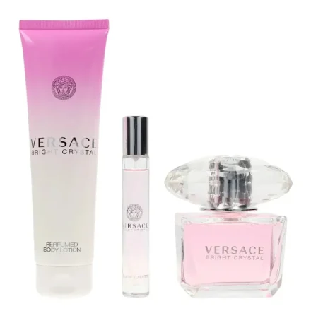 BRIGHT CRYSTAL VERSACE 90ML + 10ML + BODY LOTION