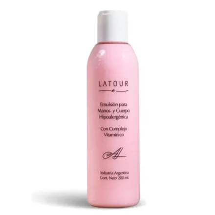 ANDRE LATOUR EMULSIÓN CON COMPLEJO VITAMÍNICO PARA MANOS Y CUERPO 200ml