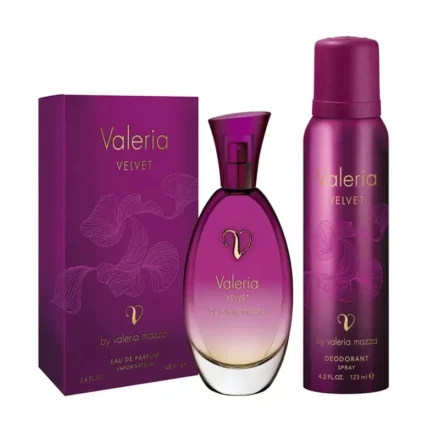 VALERIA VELVET BY VALERIA MAZZA E.D.Parfum + DESODORANTE 123ml